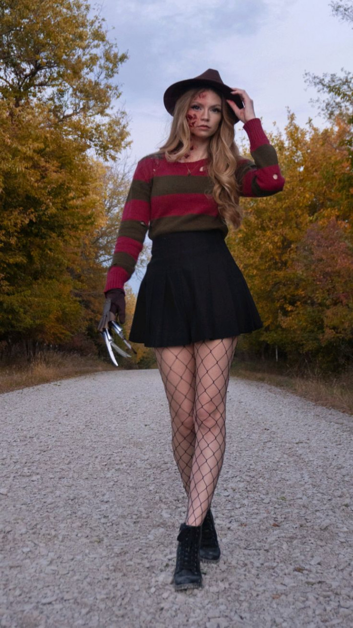 Freddy Krueger-Inspired Sweater